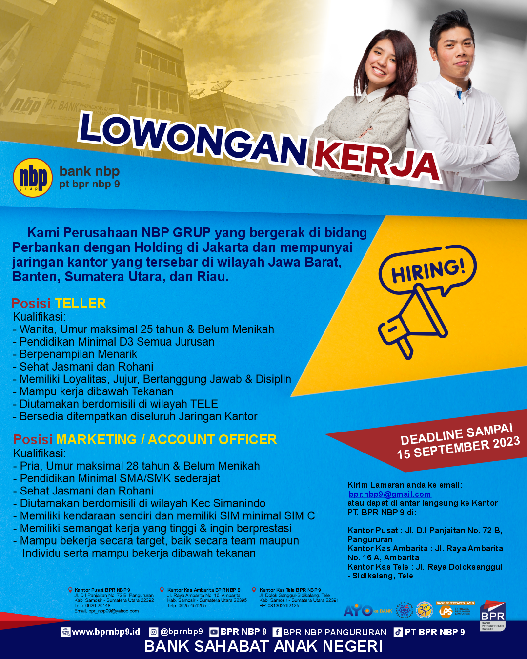 LOWONGAN KERJA