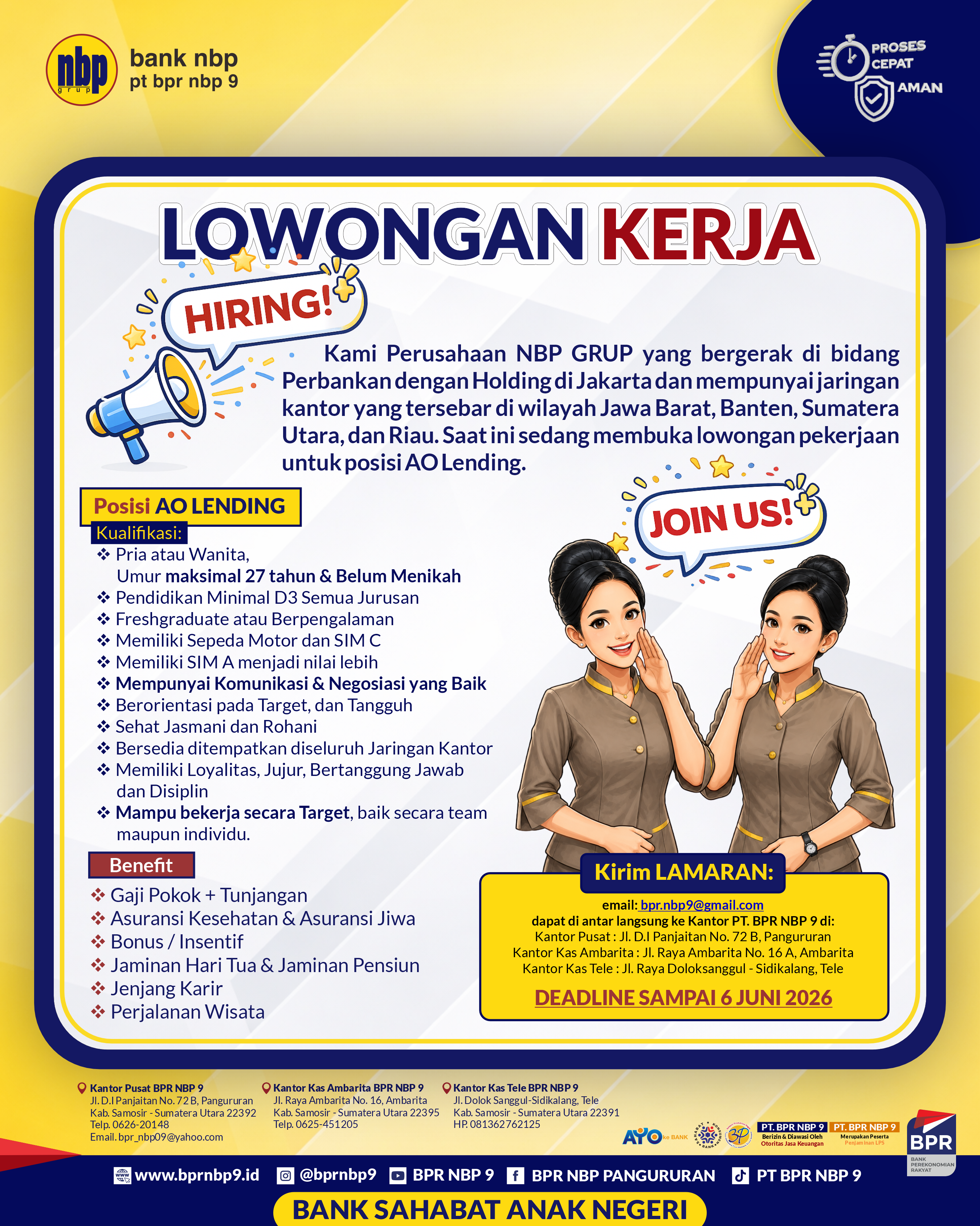 LOWONGAN PEKERJAAN MEII