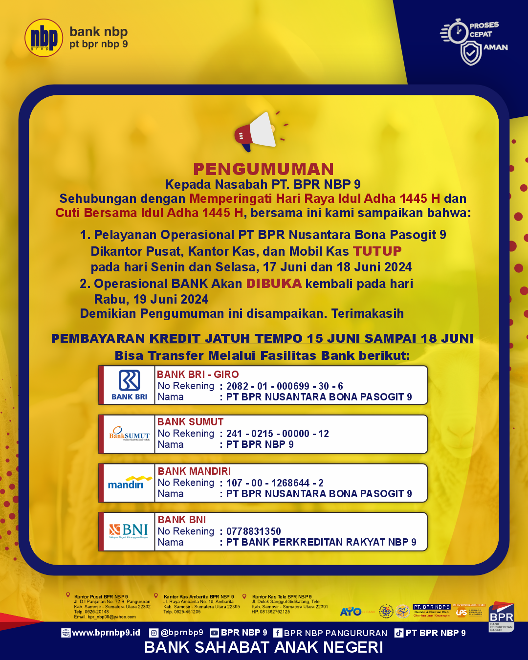 PENGUMUMAN