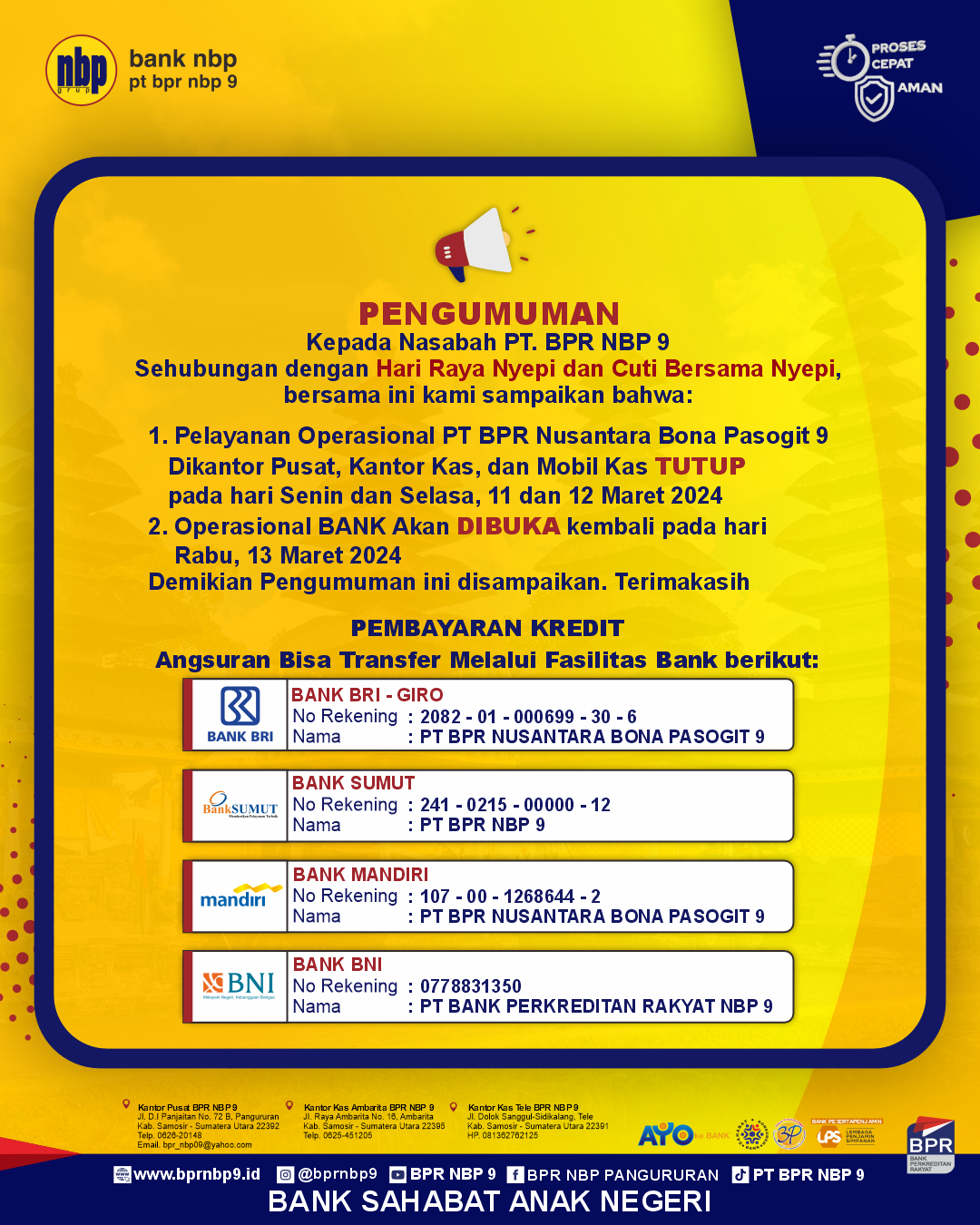 PENGUMUMAN